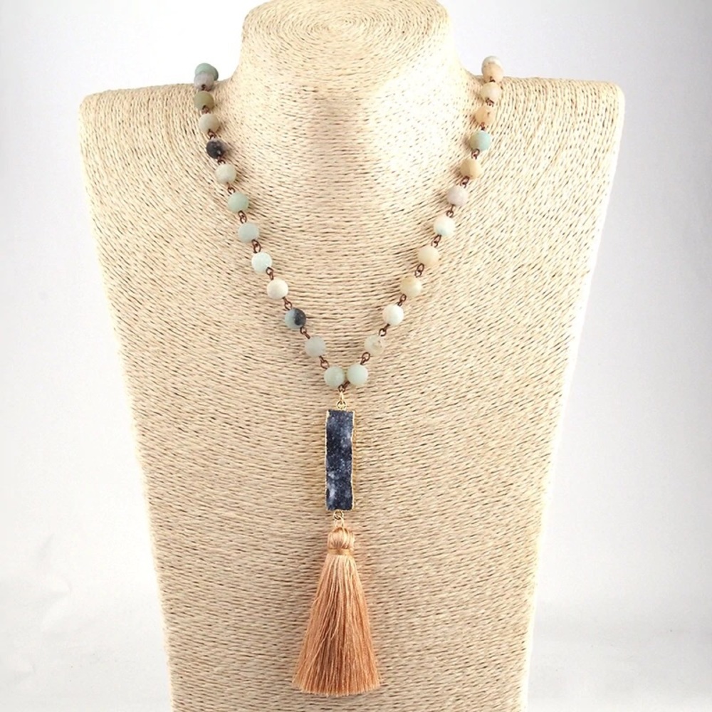 Long Amazonite Necklace